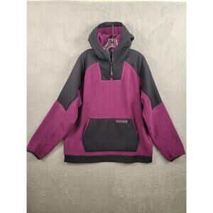 Mens Under Armour Mission 1/4 Zip Jacket Purple 1366094 Size XL.